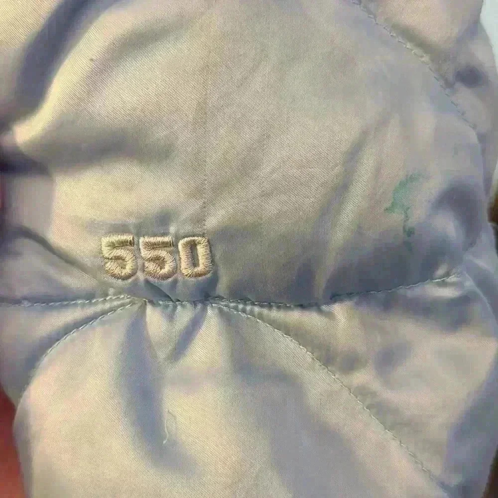 Vintage The North Face 550 puffer, blue, girls large - Picture 9 of 12